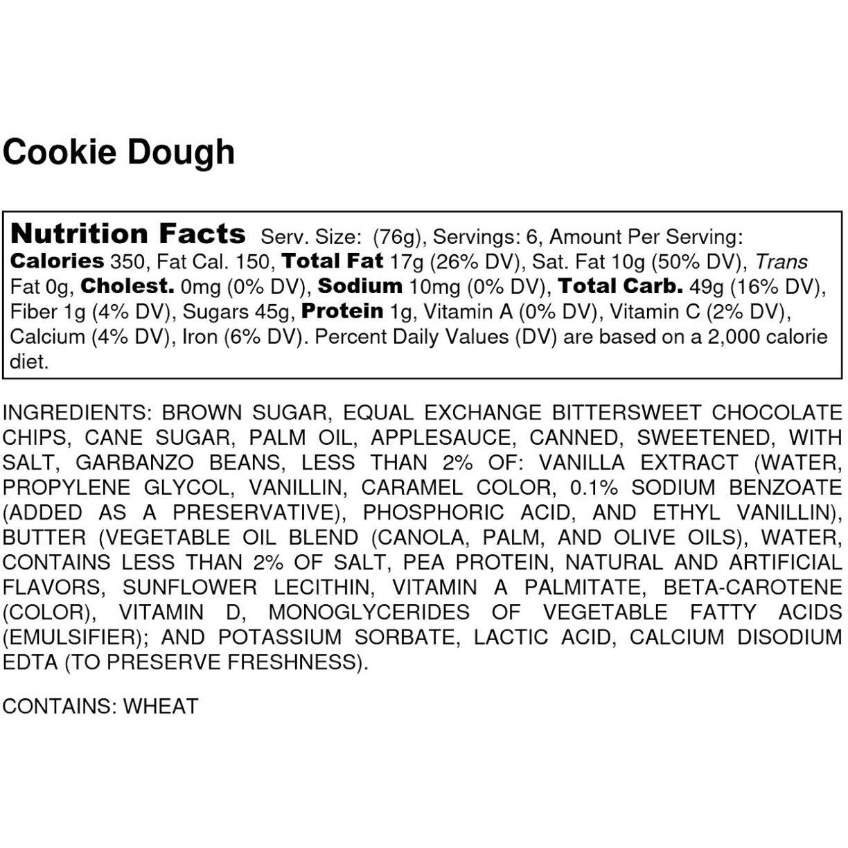 *** EARLY BIRD *** Chocolate Chip Cookie Dough